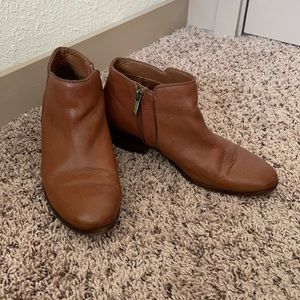 Sam Edelman Petty Cognac Ankle Booties - Size 7.5